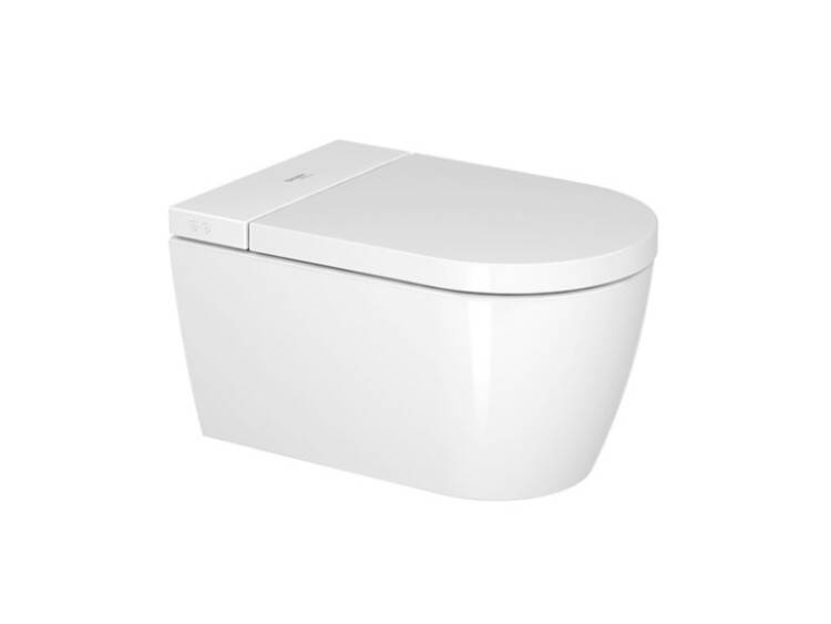 Унитаз подвесной Duravit ME by Starck Rimless 375x575x355 мм белый HygieneGlaze 2510092000