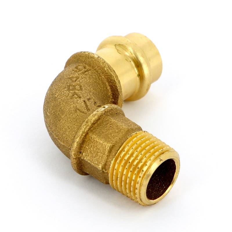 Угольник пресс с наружной резьбой IBP Bänninger B Press 15 x 1/2 бронза P4001G01504000