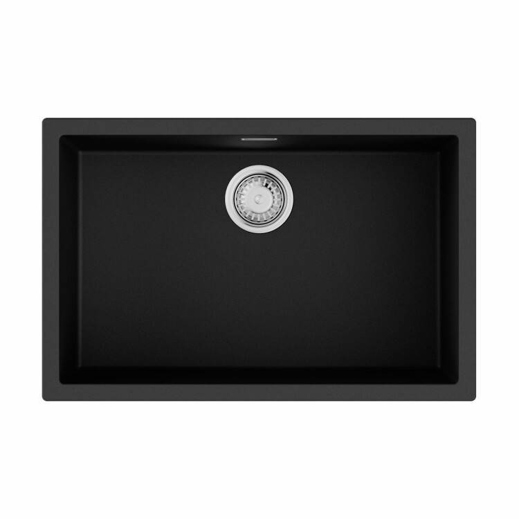 Кухонная мойка OMOIKIRI Yamakawa 75-U/I 756x456 мм черный без отверстия 4993437