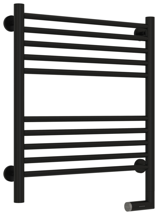 Полотенцесушитель электрический Сунержа Богема 2.0 600x500 мм прямой МЭМ справа черный матовый 3152056050