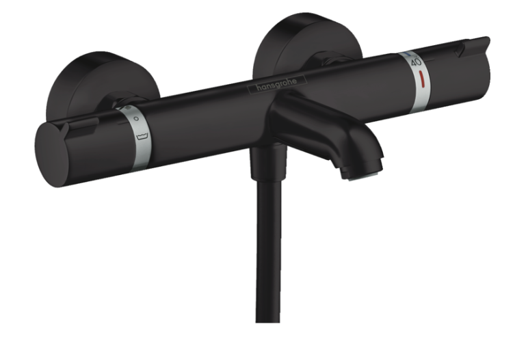 Термостат для ванны и душа Hansgrohe Ecostat Comfort черный матовый 13114670