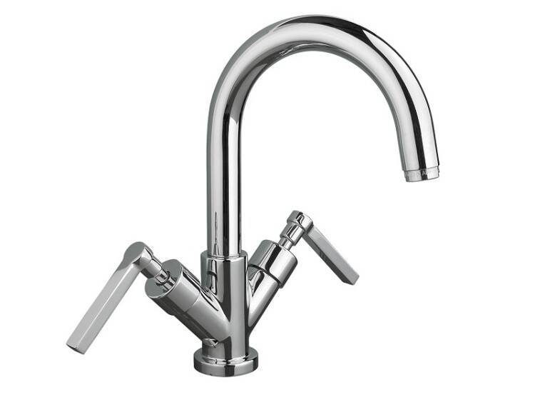 Смеситель для раковины Nicolazzi Mac Kinley 05 на 3 отверстия хром/кристалл 2236CR29