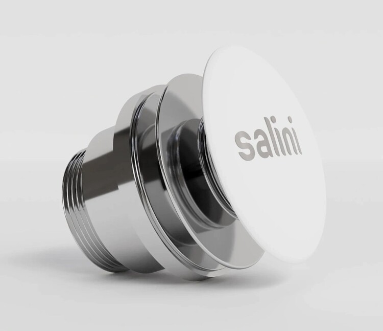 Донный клапан для раковины Salini D 505 белый матовый 164301M