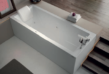 Гидромассажная ванна Jacuzzi Energy 1800x800x570 мм левосторонняя белый Satin ENE306E1100