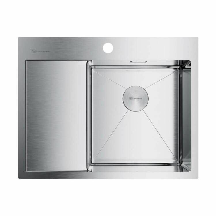 Мойка кухонная OMOIKIRI Akisame 65-R-IN 650x510 мм чаша справа нержавеющая сталь 4973059