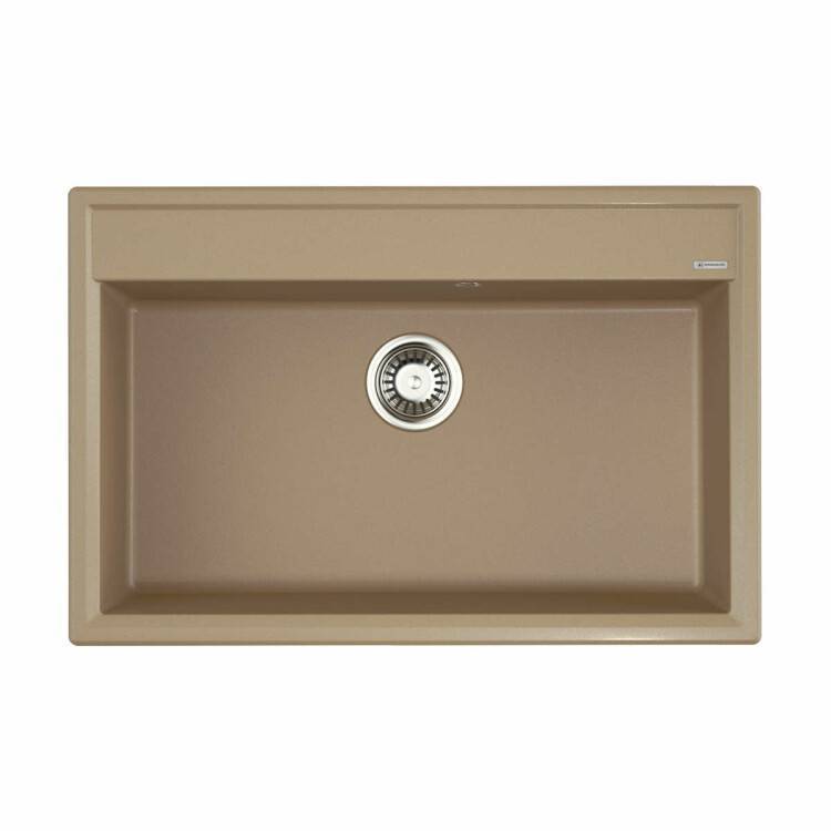 Мойка кухонная OMOIKIRI Daisen 77-CA карамель 770x510x210 мм 5 отверстий 4993627