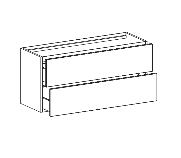 Тумба под раковину Arbi Street 105х50х49 см Creta matt L479Street900AN