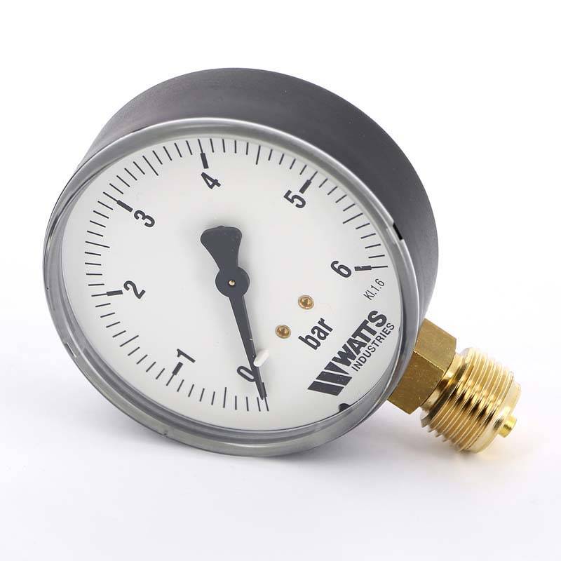 Манометр радиальный Watts F+R200 80 мм 1/2 6 бар 10007790