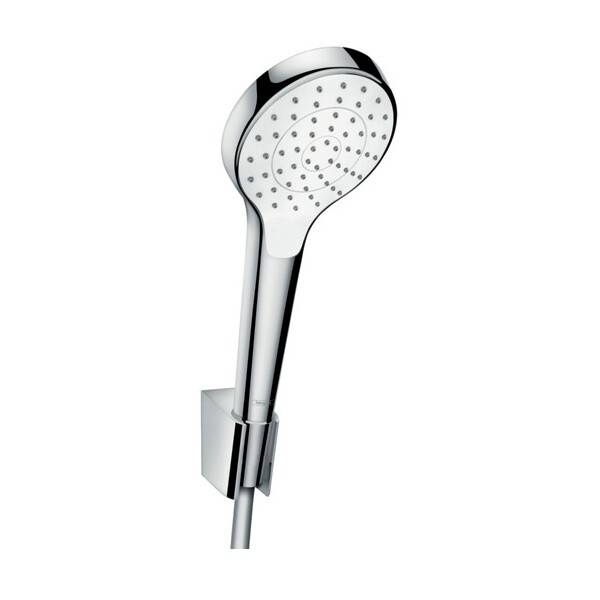 Душевой набор Hansgrohe Croma Select S Multi со шлангом 125 см и держателем белый/хром 26420400