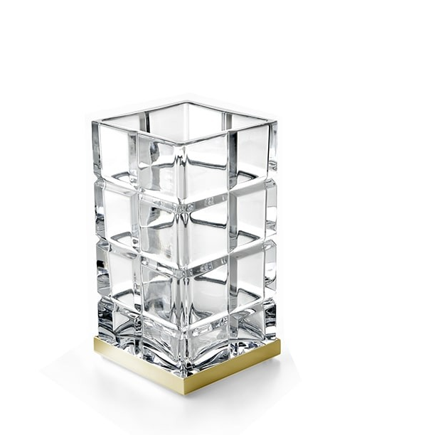 Стакан настольный 3SC Palace 75х75х140 мм золото PA03AAMGD