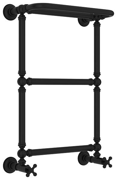 Полотенцесушитель водяной Сунержа Ренессанс 400x660 мм матовый черный 31-0281-6640