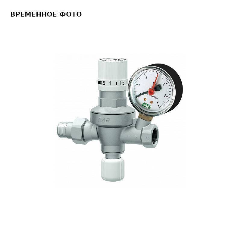 Автоматический редуктор подпитки с манометром FAR 1/2 FA 2106 12