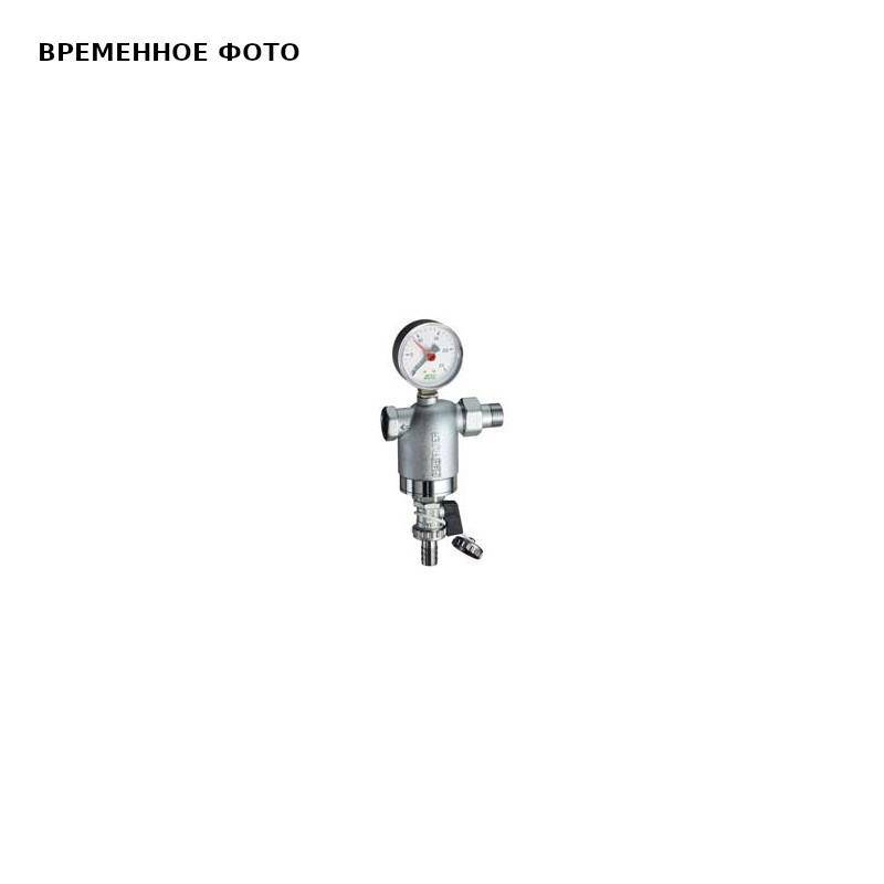 Фильтр самоочищающийся FAR с манометром 1/2 НР-ВР 100 мкм FA 3946 12100