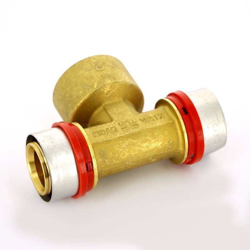 Тройник пресс Tiemme 40х1 1/4х40 1650112