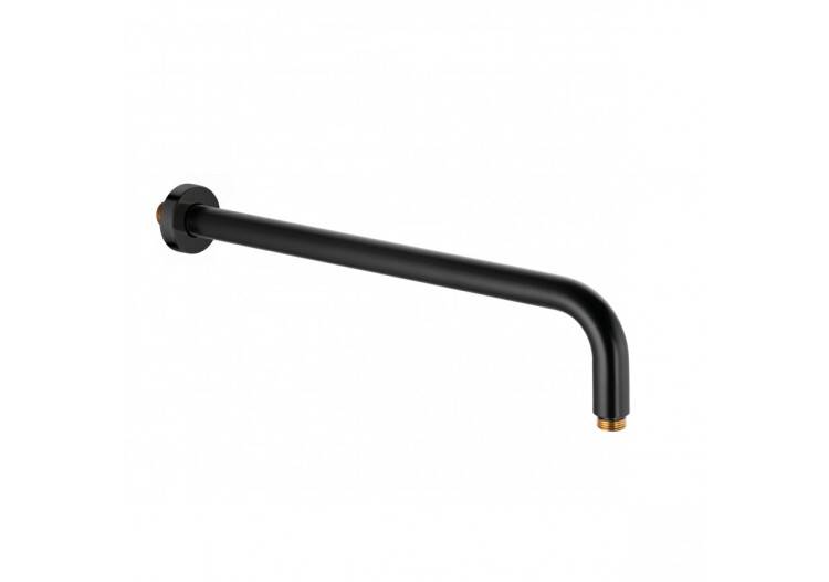 Держатель верхнего душа Kludi A-QA настенный 400 мм черный матовый 6651439-00