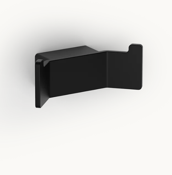 Крючок двойной Decor Walther CONTRACT 70x30x30 мм черный матовый 0650460