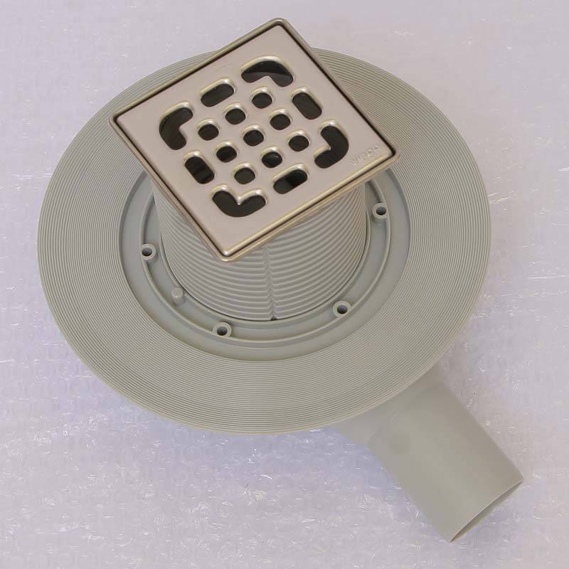 Трап для душа Viega Advantix с сухим затвором и рамкой из нержавеющей стали 50 мм 583248