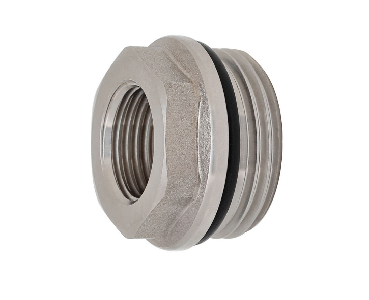 Футорка с уплотнением МИВС O-RING 1x1/2 нержавеющая сталь HHAD0112