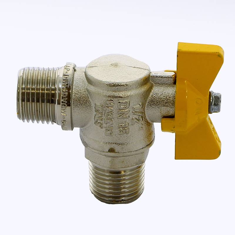 Кран шаровой для газа ITAP НН угловой бабочка 1/2 0600012