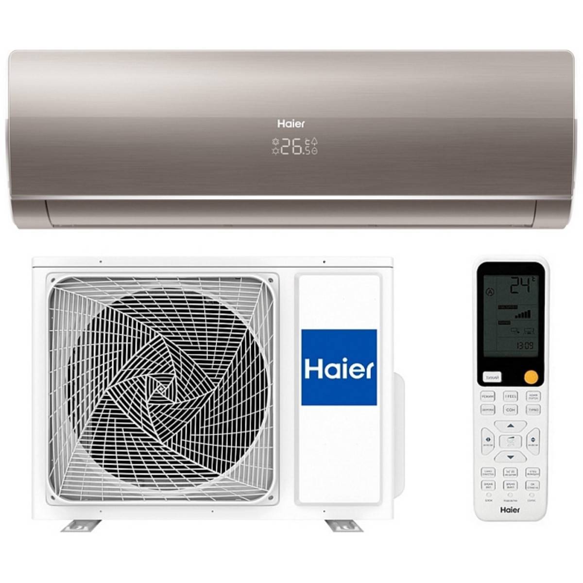 Кондиционер сплит-система Haier Flexis HSU-12HFF103/R3-G / HSU-12HUF103/R3 инверторный золотистый HSU-12HFF103/R3-G / HSU-12HUF103/R3