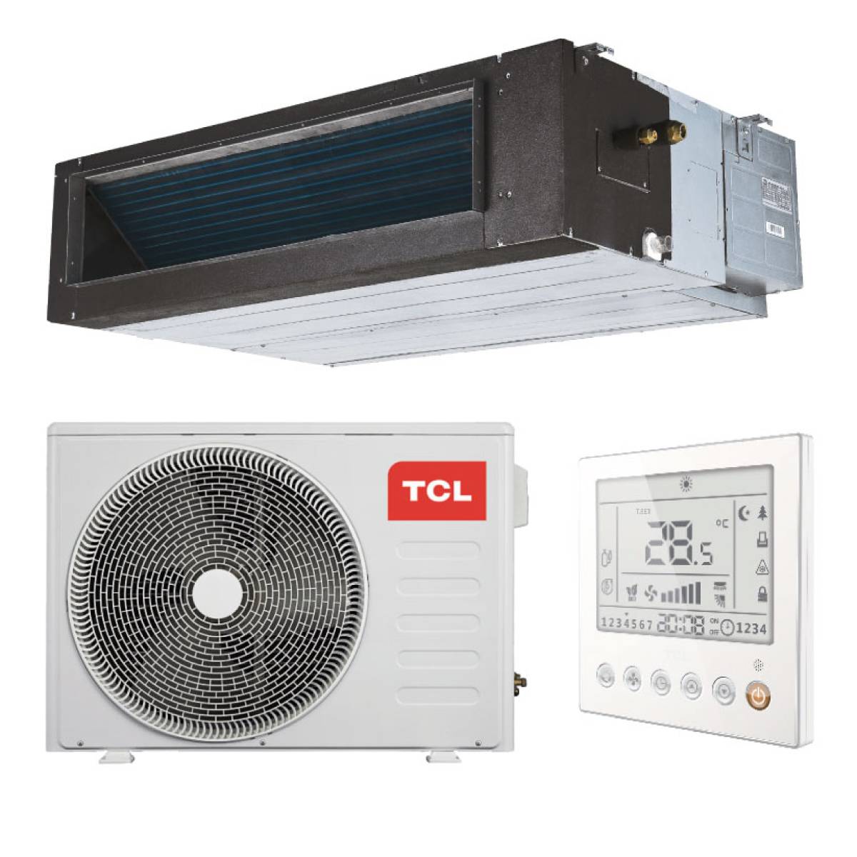 Кондиционер канальный TCL TTB-18HWIA/TOU-18HINA инверторный