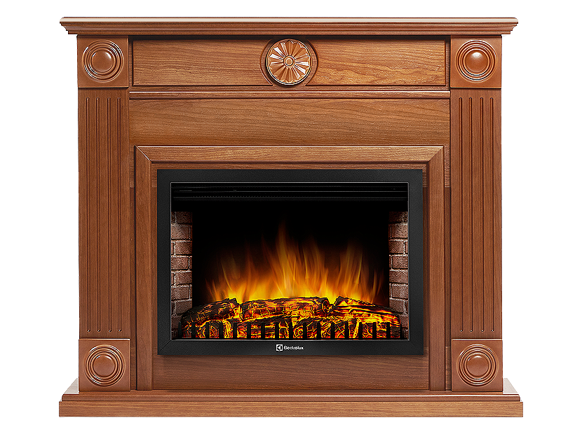 Портал для электрокамина Firelight Frame 30U угловой шпон дуб НС-1268953