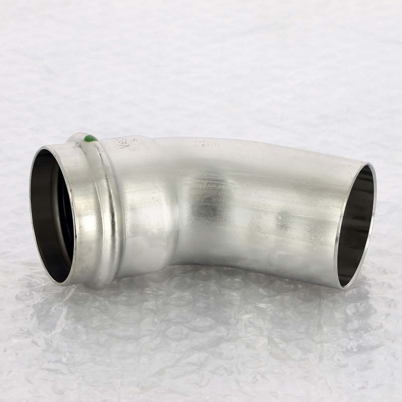 Угол-вставка пресс 45° Viega Sanpress Inox 54 мм 435448