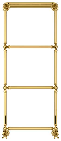 Полотенцесушитель водяной Сунержа Ренессанс 500x1260 мм золото с комплектом вентилей 03-0281-1250