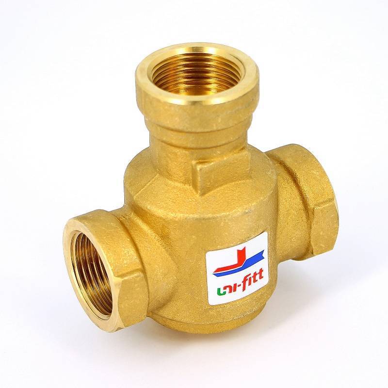 Клапан термостатический смесительный Uni-Fitt 1 Kvs 9 боковое смешение 358G6094