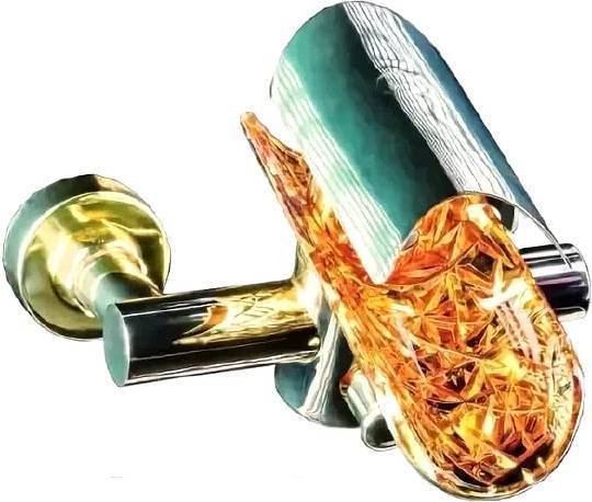 Смеситель для ванны с душем Boheme Hypnose золото 233-G