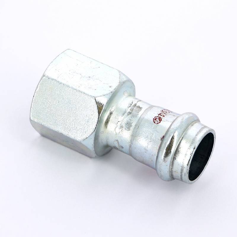 Муфта пресс-В IBP >B< Press Carbon 15 мм x 1/2 оцинкованная сталь PC4270G0150400