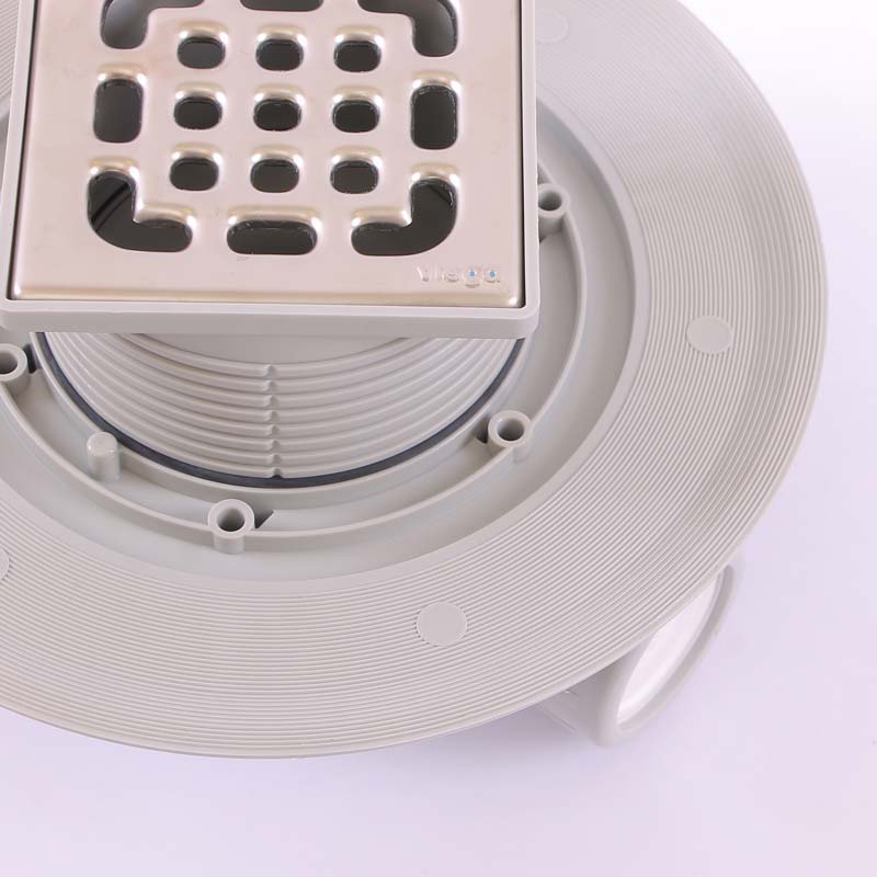 Трап Viega Advantix 100x100 мм проходной с шарнирным отводом 50 мм 557126