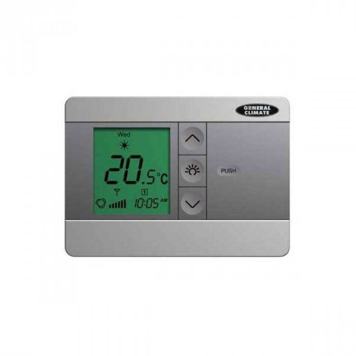 Пульт управления General Climate GR-8001DA-MD проводной ЖК Modbus 12 В DC для 2-х трубных фанкойлов GR-8001DA-MD