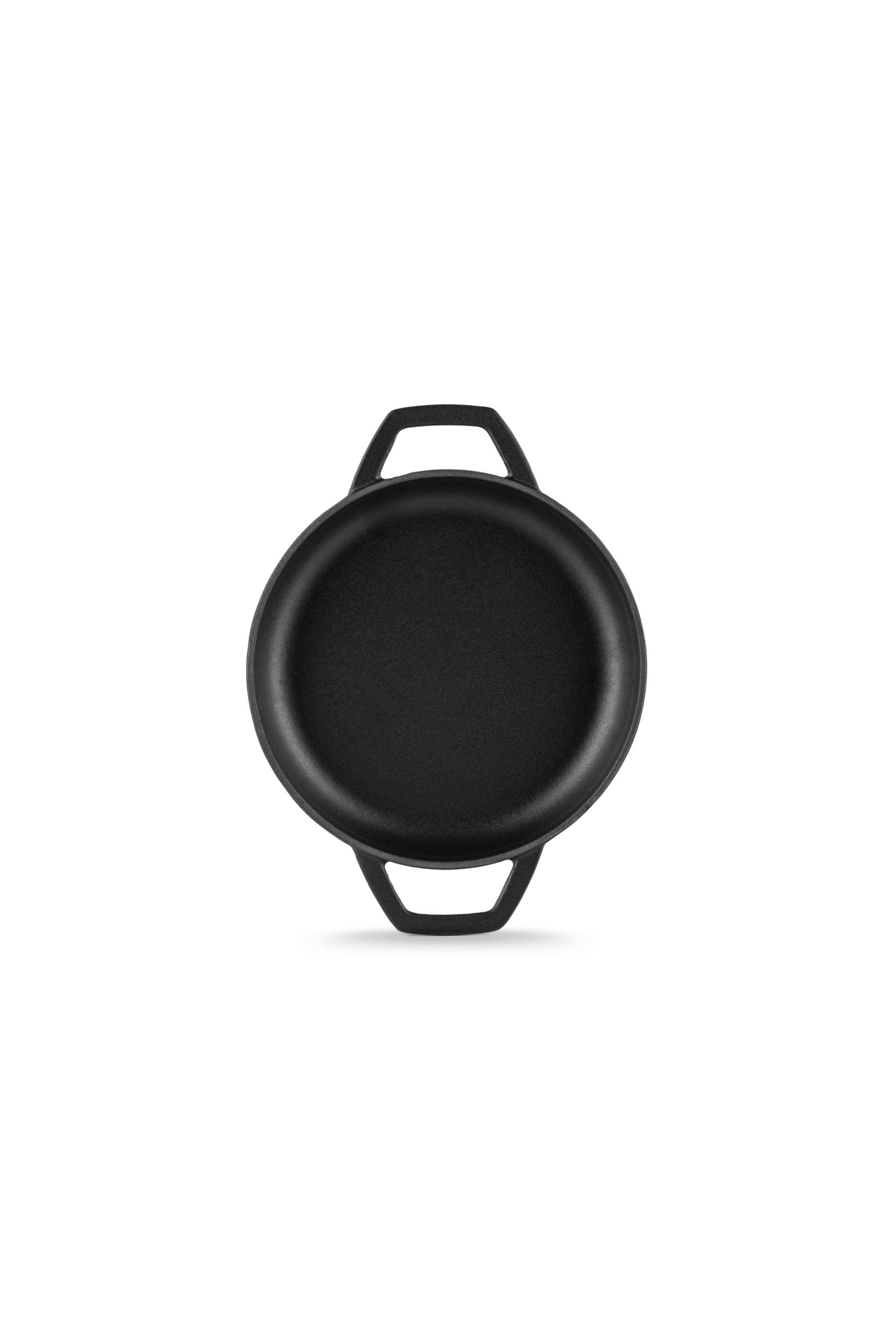 Сковорода с двумя ручками Hascevher KTV 19 см Black Mat A620019