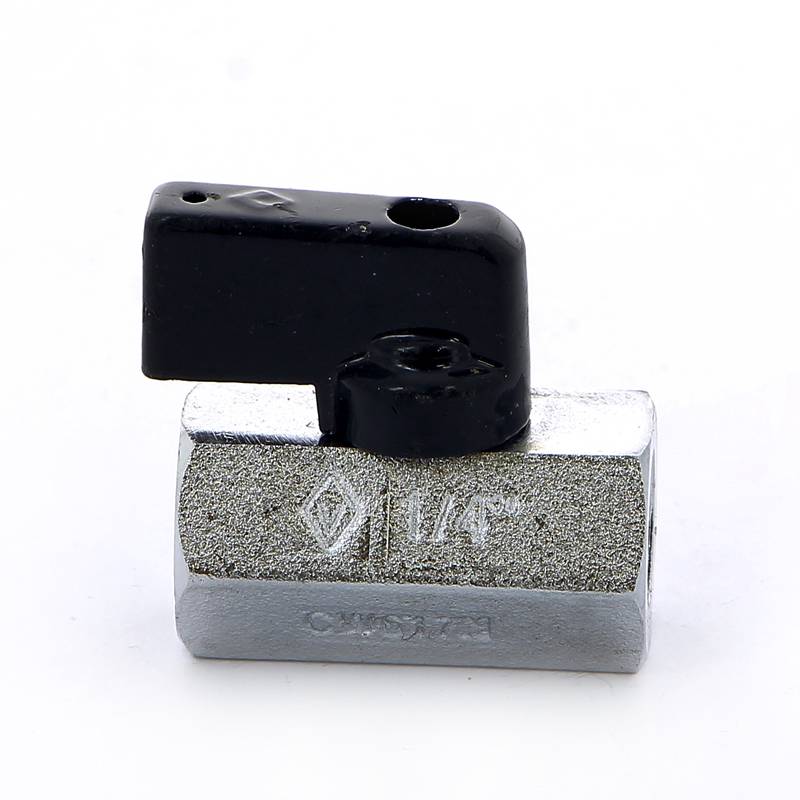 Кран шаровой мини Bugatti Kansas 800 1/4 вн-вн флажок 08000005