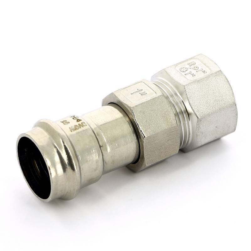 Муфта разборная IBP B-Press Inox 28 мм x 1 ВР нержавеющая сталь PS4330G0280800