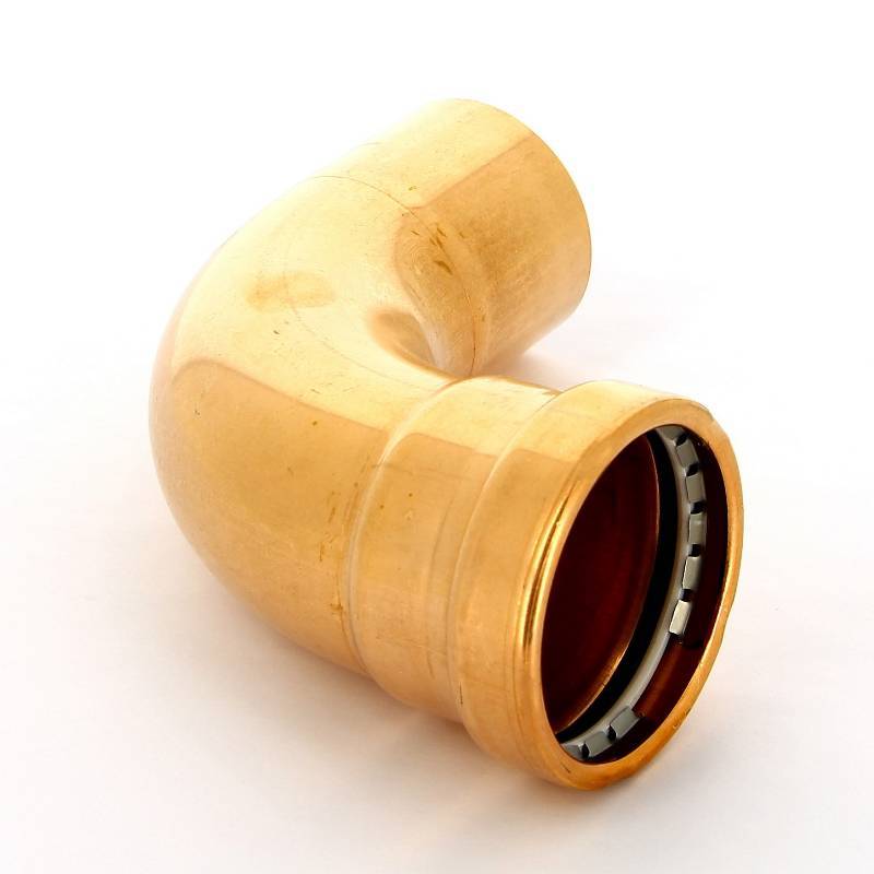 Угол-вставка 90° пресс Viega Profipress XL 64 мм медь 577698