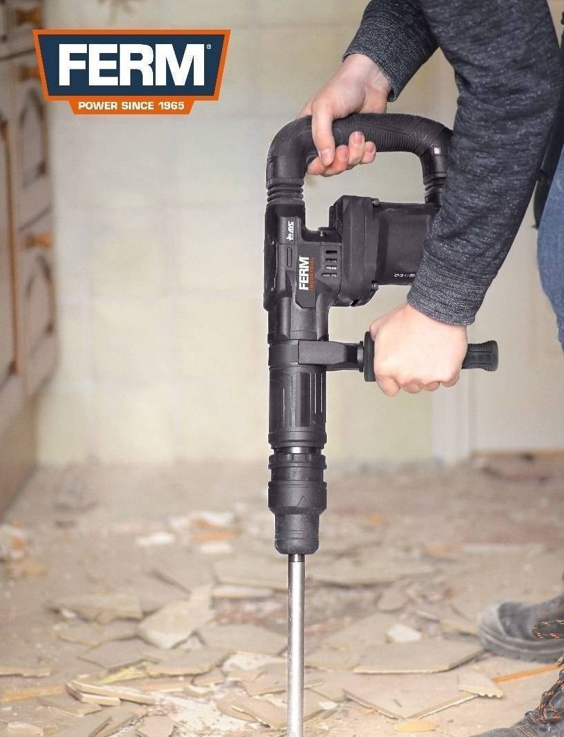 Отбойный молоток FERM HDM1040P 1200 Вт 14 Дж HDM1040P