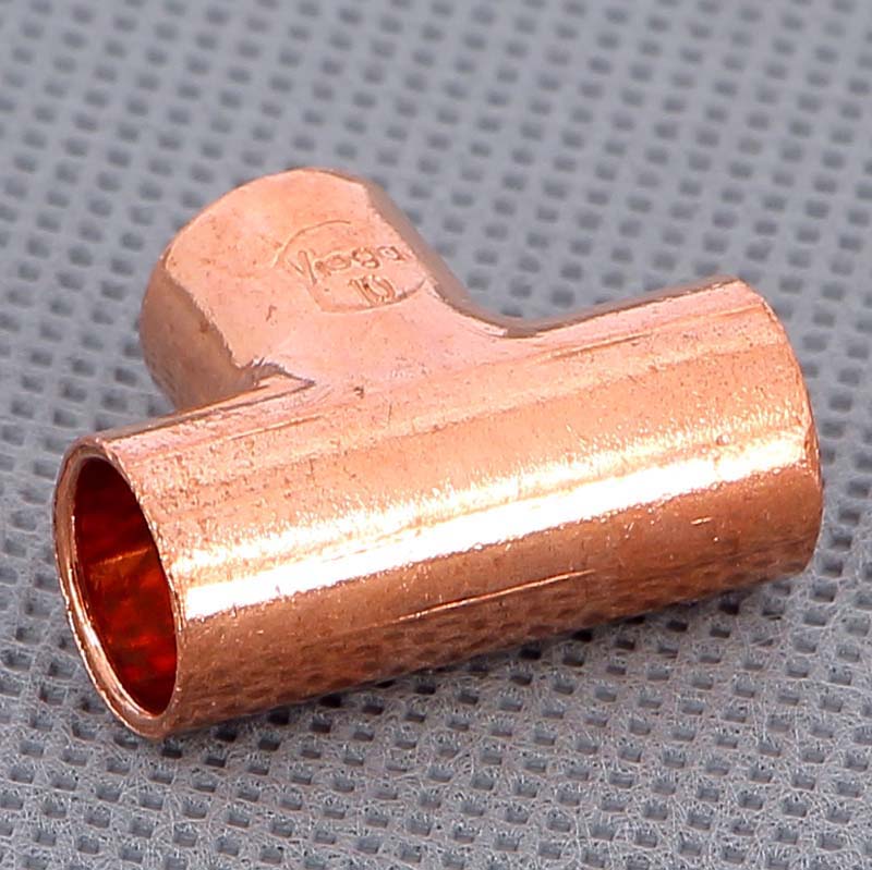 Тройник медный под пайку Viega 10 мм 104092