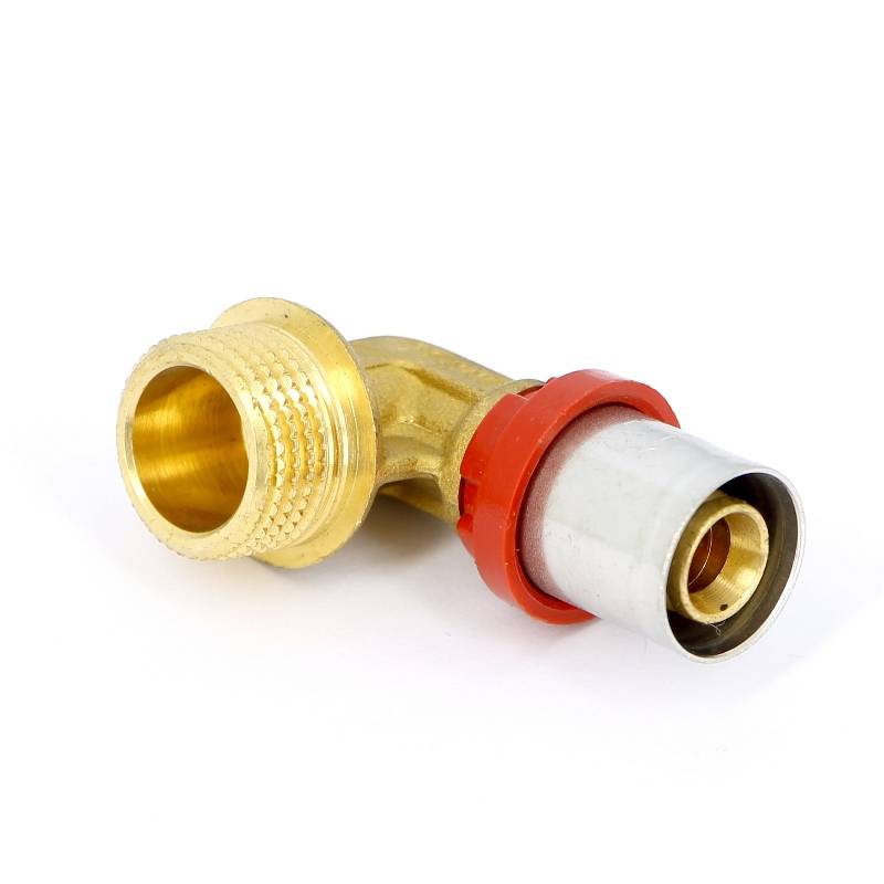 Угольник пресс с наружной резьбой Tiemme COMPACT 16 x 1/2 1660008