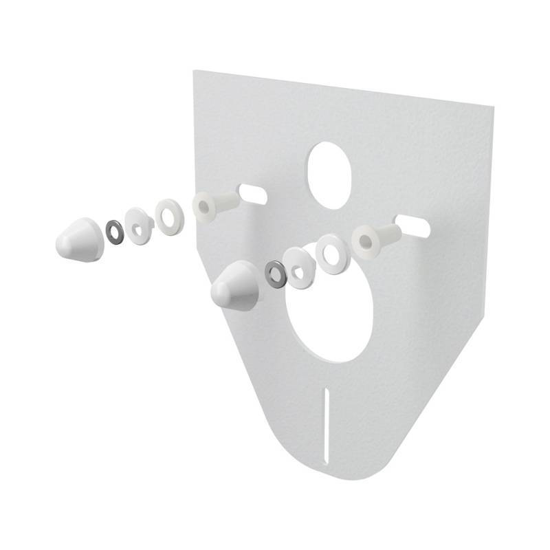 Звукоизоляция для подвесного унитаза и биде Alca M910 белый