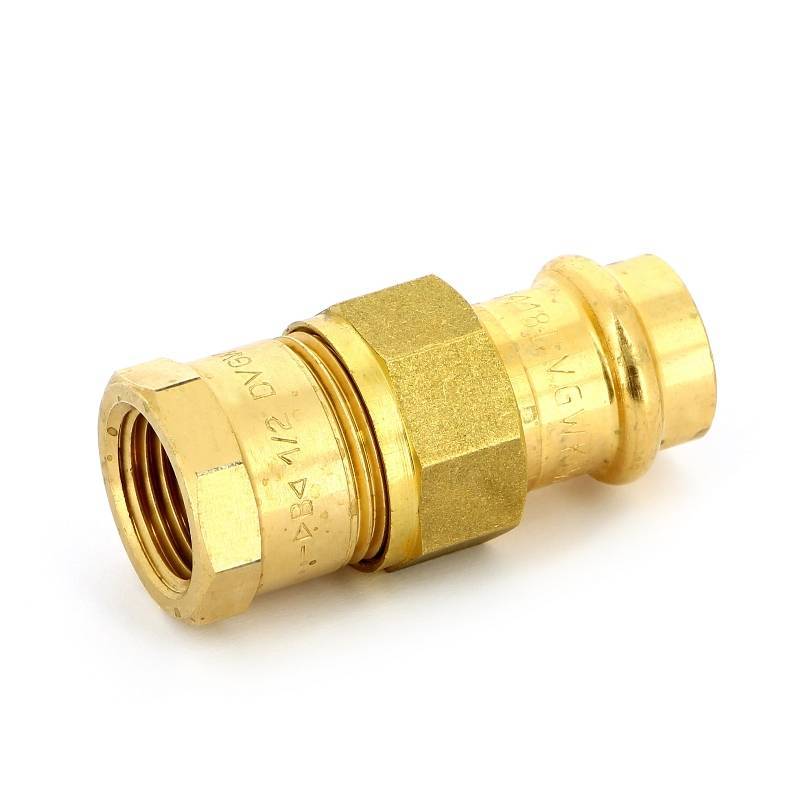 Муфта разъемная IBP >B< Press 18 мм х 1/2 ВР бронза P4330G01804000