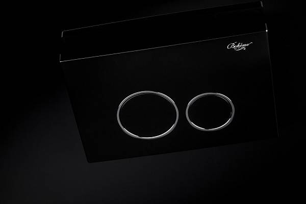 Кнопка смыва Boheme NeoArt пластик 24х1.5х16 см черный 662