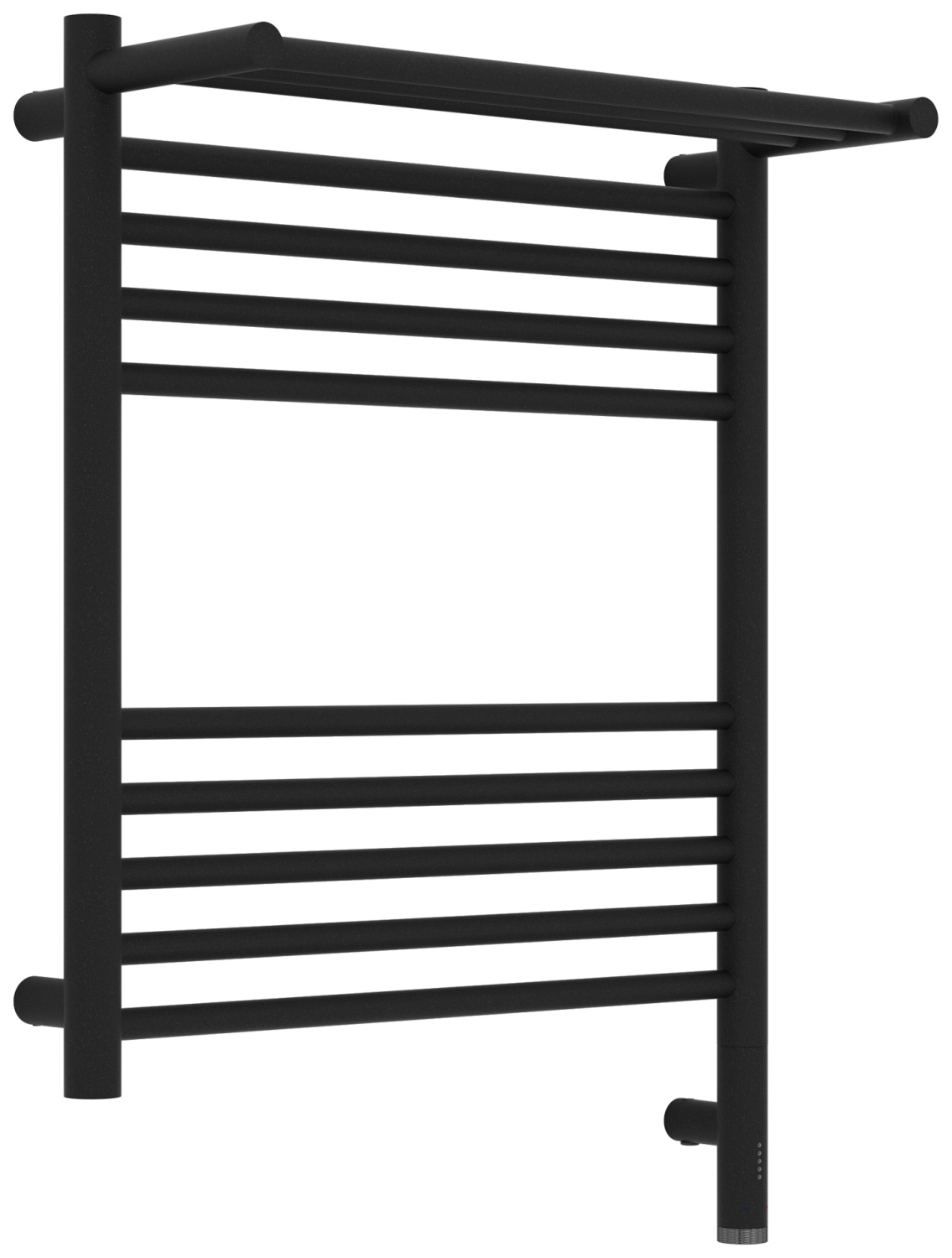 Полотенцесушитель электрический Сунержа Богема 3.1 с 1 полкой 50х60 см правый титан муар матовый 15-6007-6050