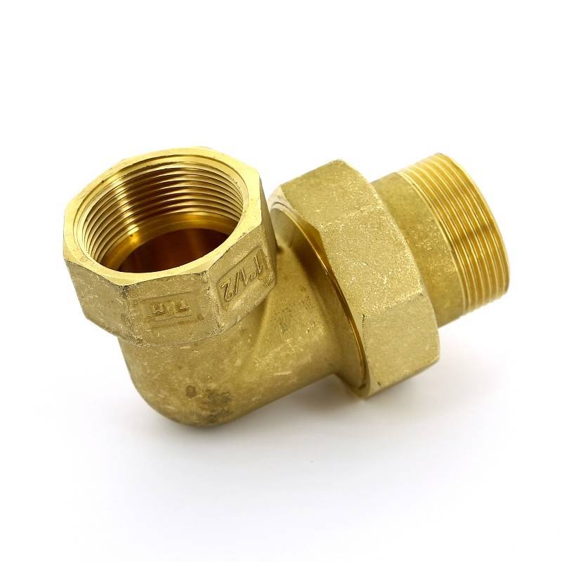 Разъемное соединение угловое Tiemme 1 1/2 НВ с прокладкой O-ring 1500229