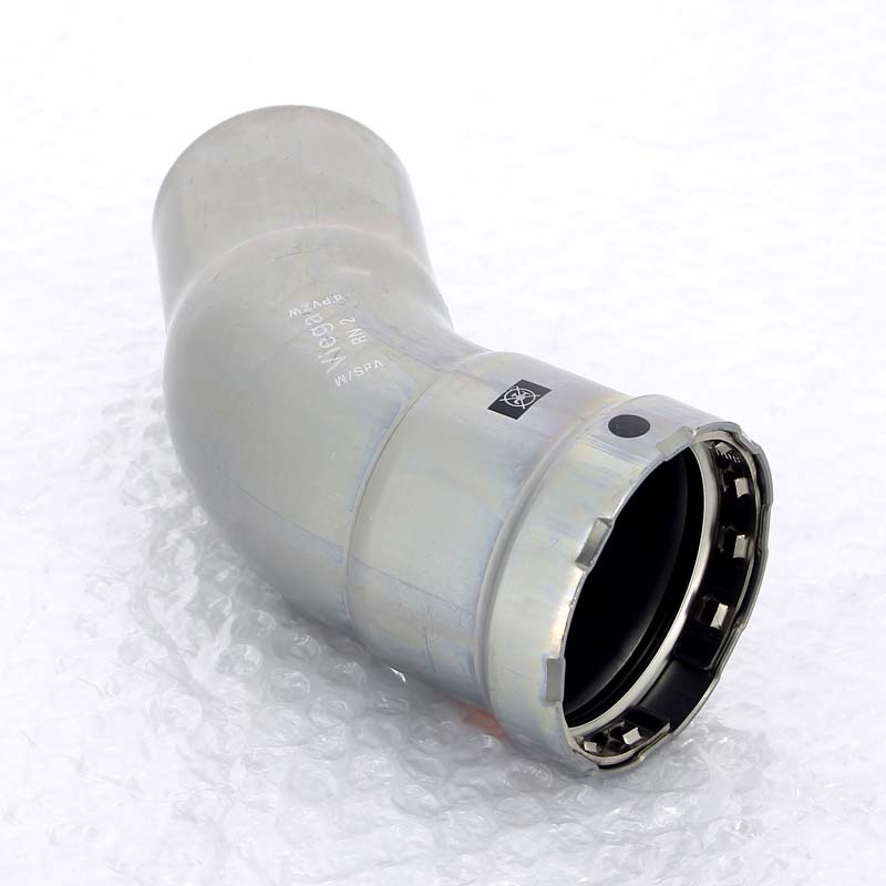 Угольник-вставка 45° пресс Viega Megapress 2 оцинкованная сталь 694746