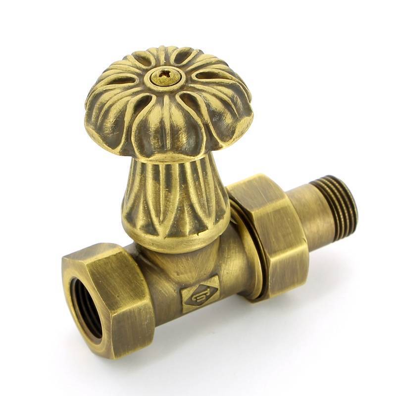 Вентиль радиаторный ручной Carlo Poletti Artistic 1/2 НВ прямой бронза V67710MA