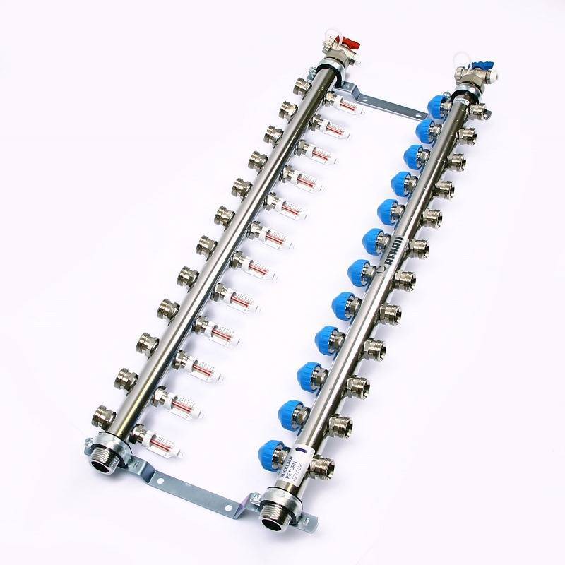 Коллекторная группа REHAU HKV-D 1 x 3/4 EK 12 выходов 208121