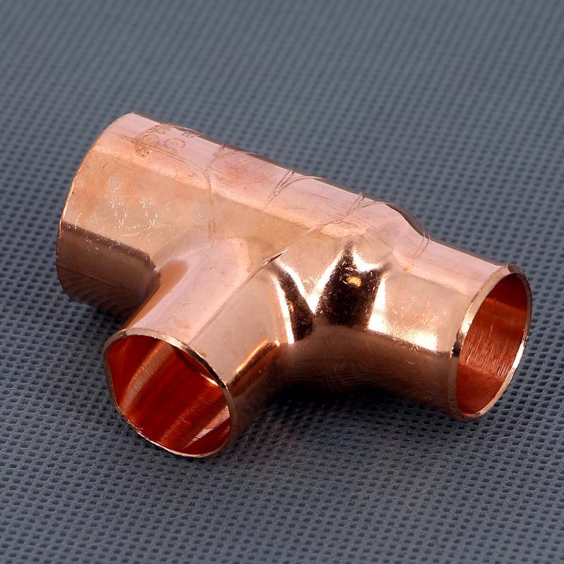 Тройник медный под пайку Viega 28х22х22 мм 103248