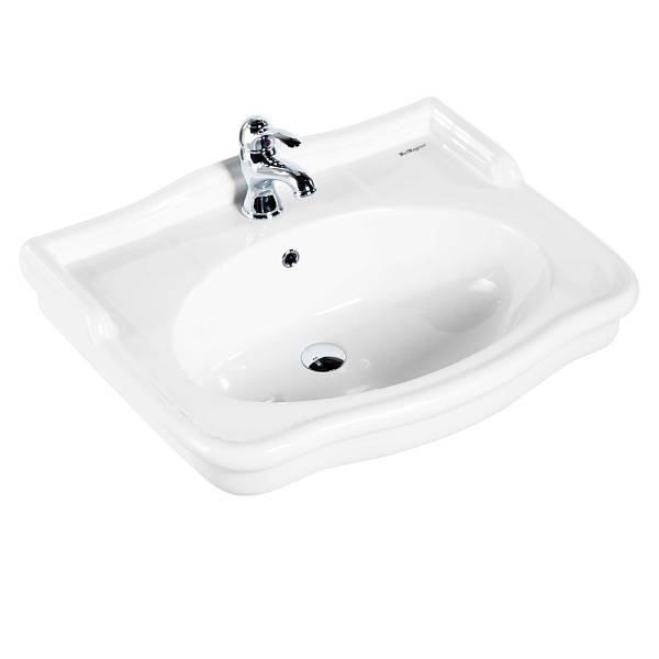 Раковина BelBagno Boheme 57.5х29х27 см белая BB115L